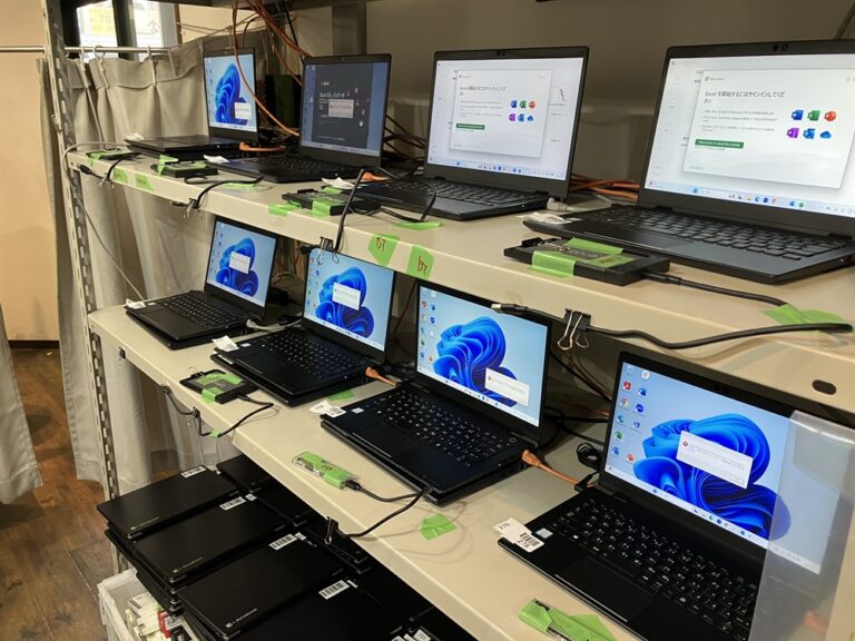 1,000台規模のレンタルPCのご提供、キッティング作業