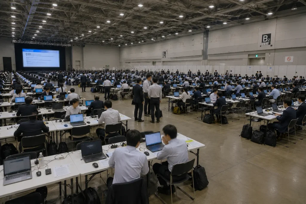 200台規模イベント向けPCキッティング・現地納品対応